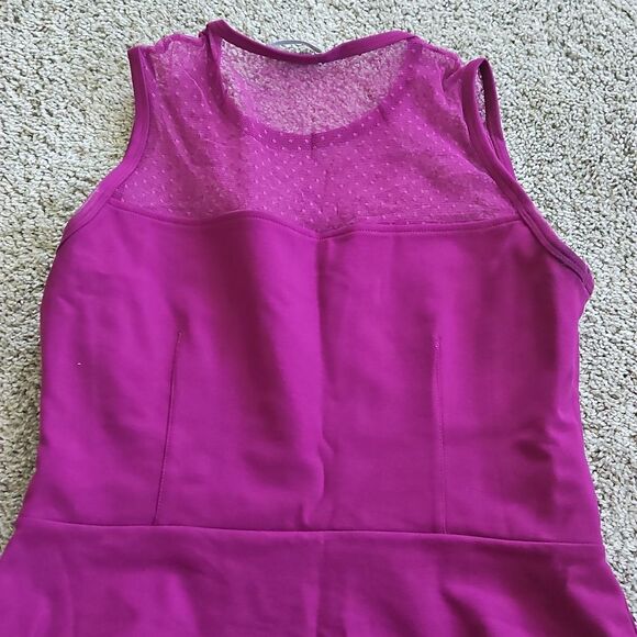 Nwt Red Valentino  Magenta Sleeveless Dress L - Picture 11 of 11